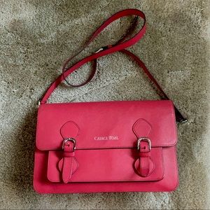 Cadice Toal Leather Messenger Bag